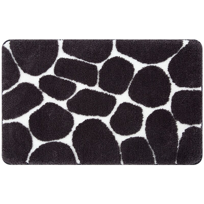 Modern Microfiber Bathroom Bath Mat Water Absorption Toilet Rugs Washing Machine Wash Basin Floor Carpet Thick Bathroom Doormat