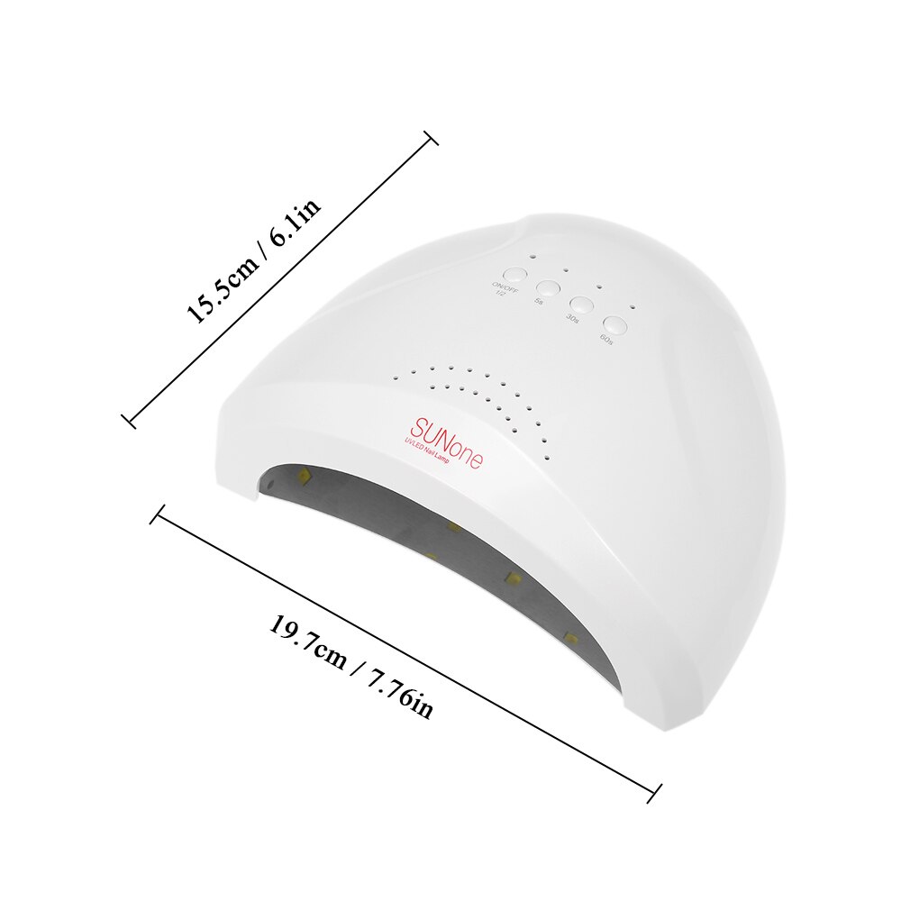 Abody-Lámpara de LED UV de 48W para uñas, secador de esmalte de Gel para uñas, máquina calefactora de luz blanca, juego de herramientas para salón de pintura y manicura