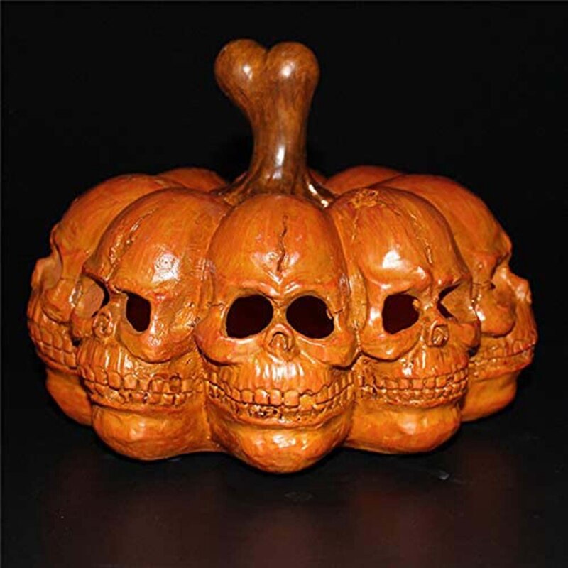 Halloween Skull Head Night Light Halloween Portable Energy Saving Light Electronic Light Home Halloween Decoration