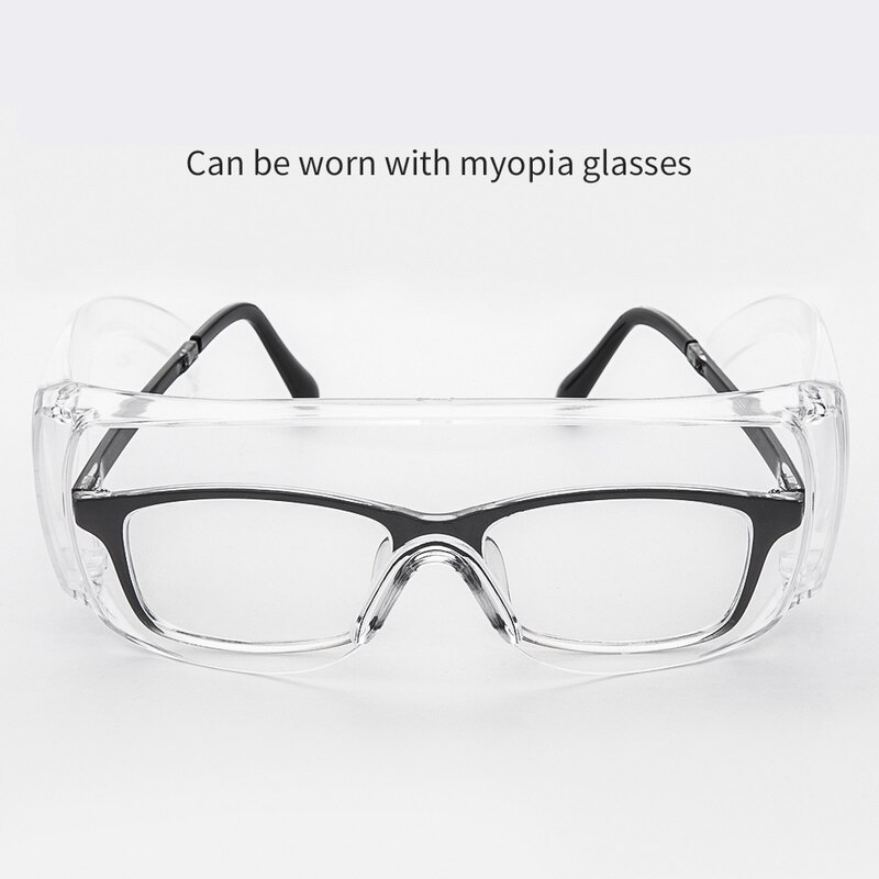 Transparent ventilated eye protection glasses eye protection laboratory anti-fog glasses for laboratory factory operations