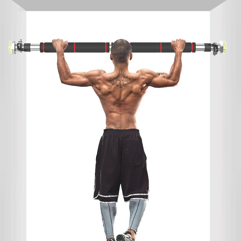 60-130CM Door Horizontal Bars Steel Adjustable Training Bars For Home Gym Workout Pull Up Chin Up Sit Up Bar Fitness Equipment