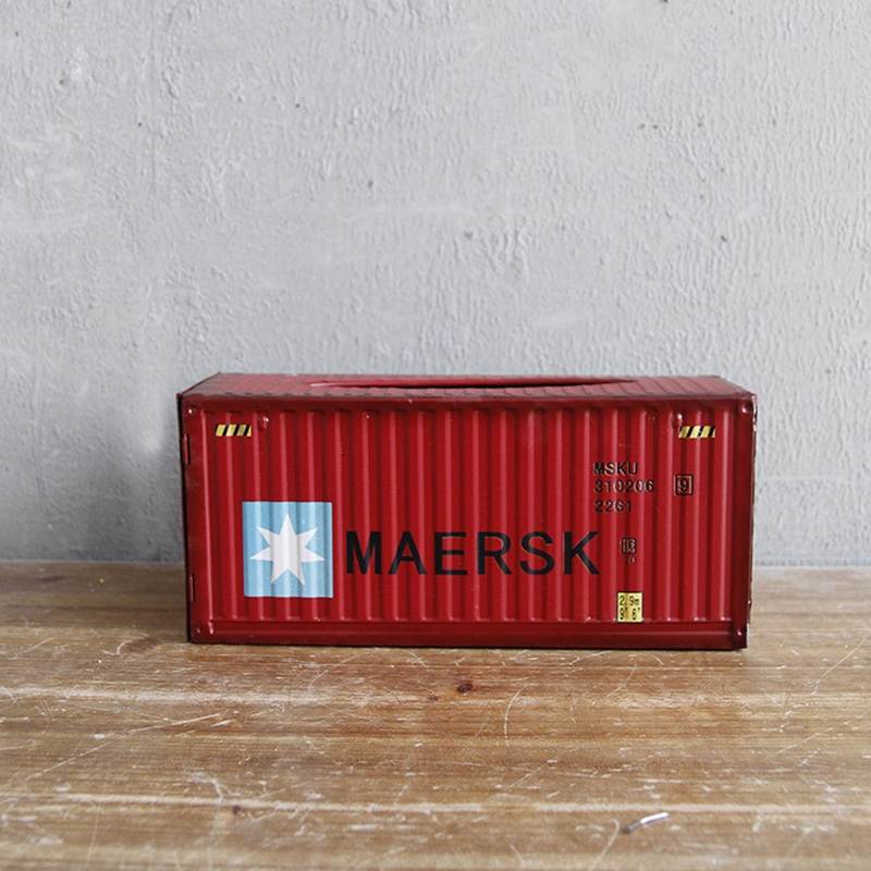 Retro Container Iron Tissue Box Home Car Napkin Paper Container Metal Paper Towel Storage Case Home Decor