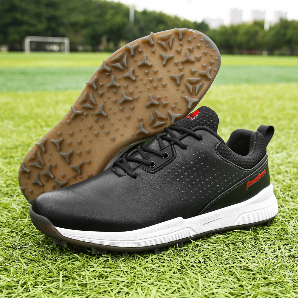 Wasserdichte Golfschuhe für Herren, ohne Spikes, Golf-Sneaker, Wanderschuhe, leichte Wanderschuhe: Grün / 44.5