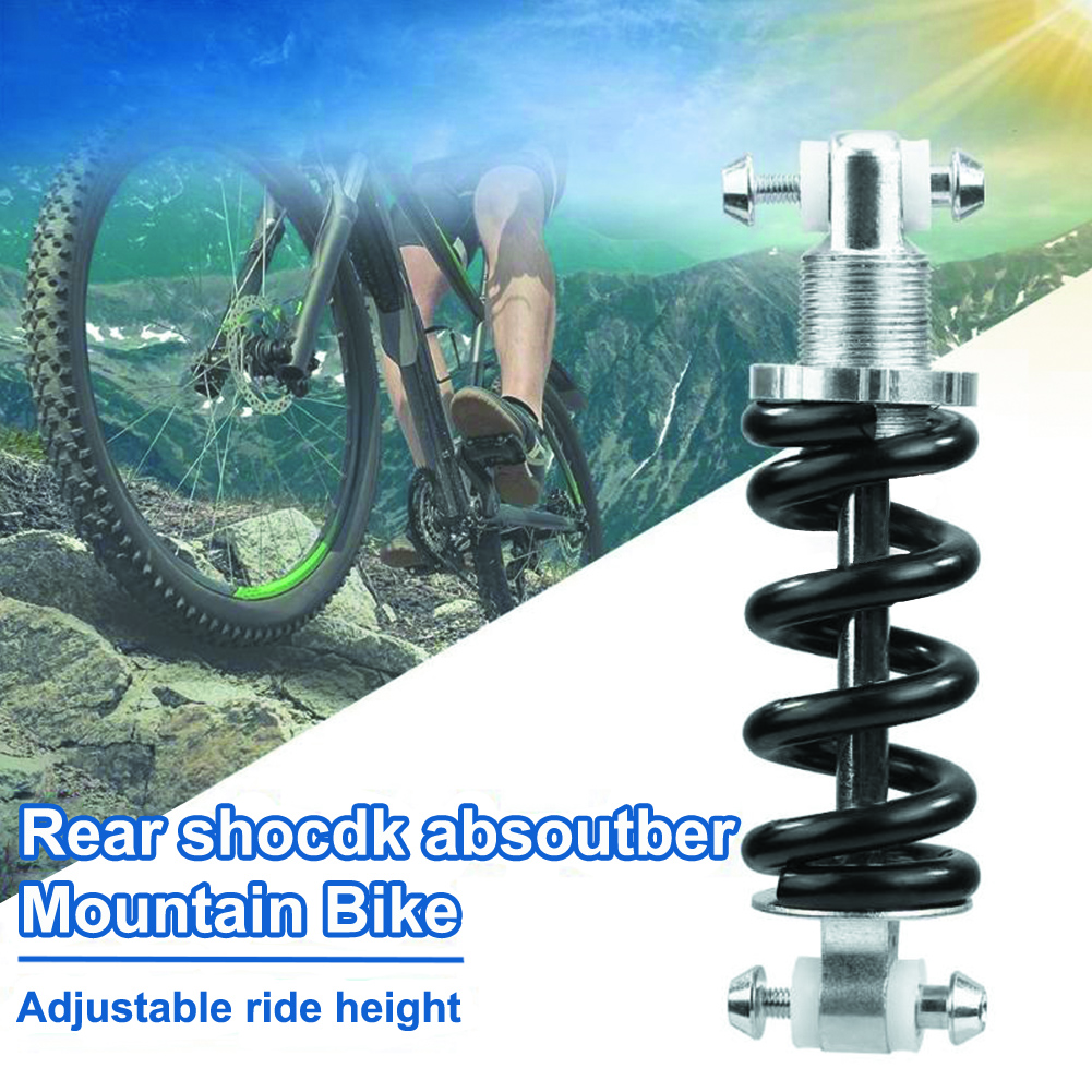 Bike Rear Suspension Damper Spring Shock Absorber Bike Shock Struts Coil Spring Shocks Absorber Suspension Damper 125mm Steel