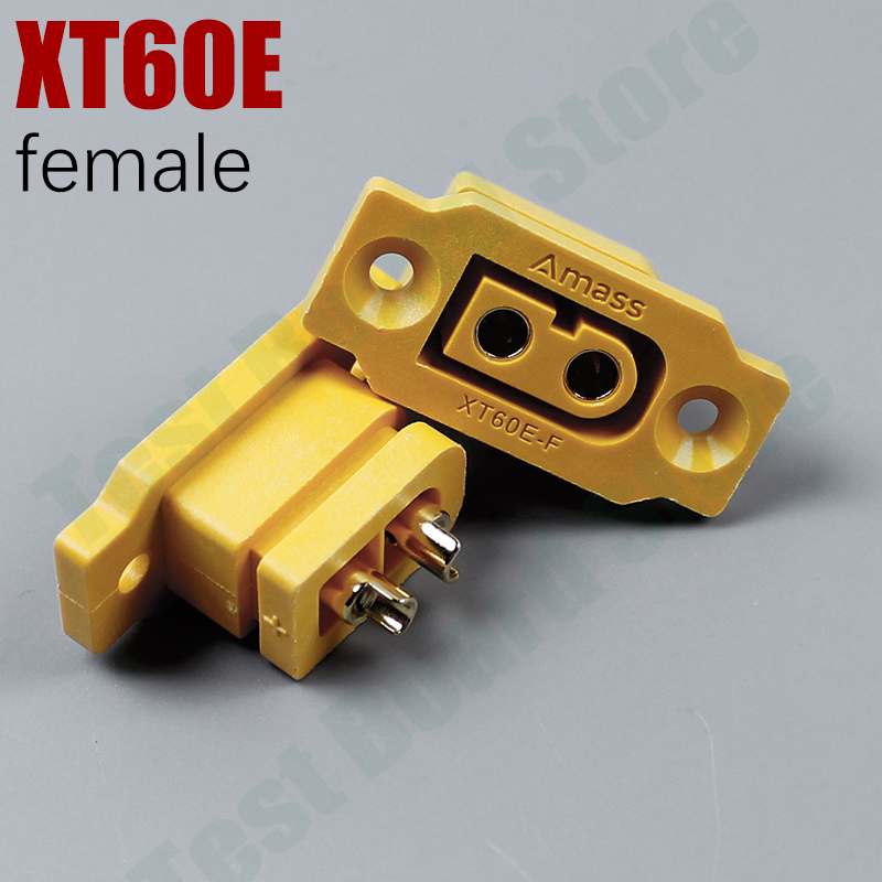 1 Stuk Xt60e Mannelijke En Vrouwelijke Stekker Batterij Aansluiting Adapter Messing Vernikkelde Power Connector, Geschikt Voor Rc