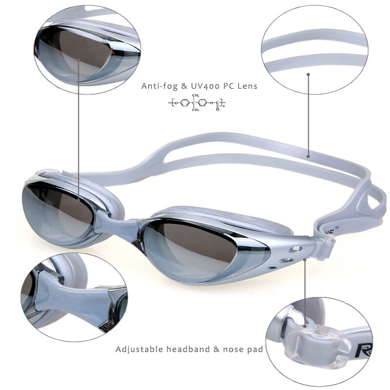 AqtivAqua Zwembril Kind Swimming Goggles Voor Kinderen Kinder Zwembril Swimming Goggles Jeugd Jongens Meisjes MJR (Pondnuphar - Blauw/Groene Kleur