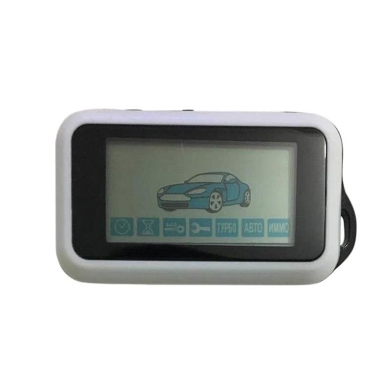 E90 Lcd Afstandsbediening Sleutelhanger Voor Russische Starline E90 Twee Weg Auto Alarm Systeem