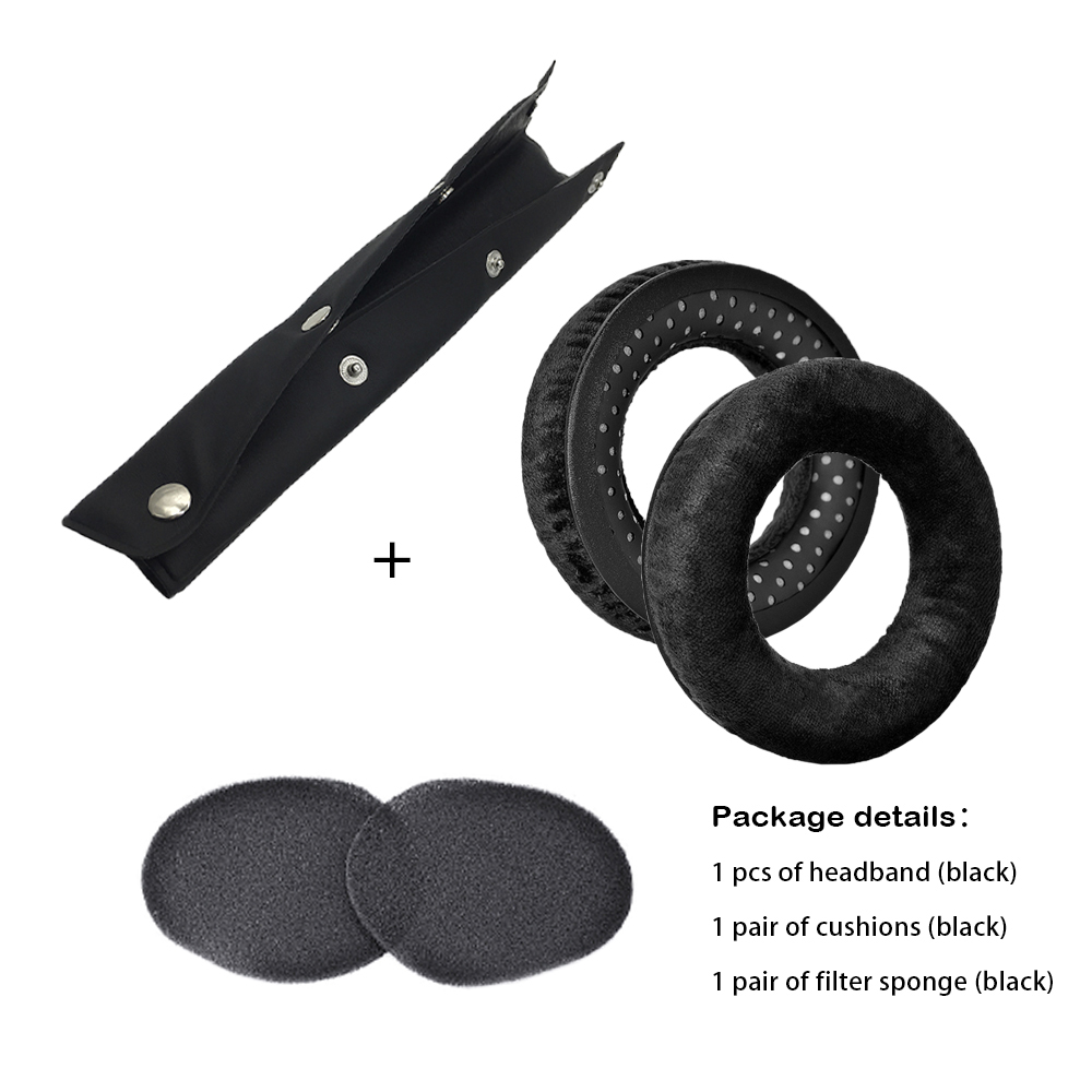 Nauszniki z pałąkiem na głowę dla Beyerdynamic DT770 DT880 DT990 PRO DT531 DT690 DT811 DT911 DT931 DT860 DT440 DT660 poduszki zderzak: Złota