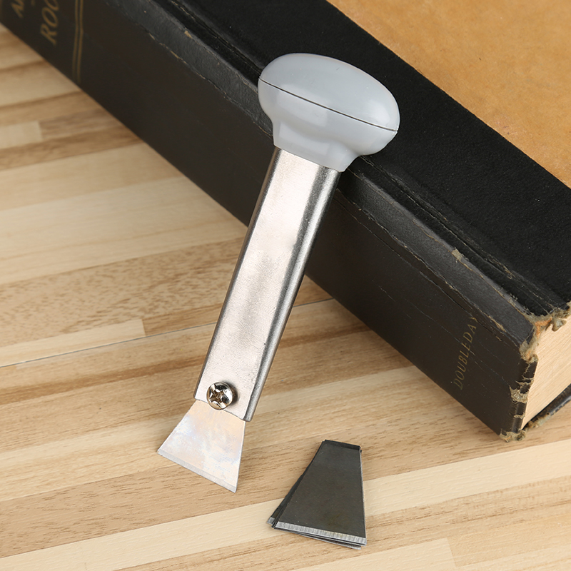 RORGETO Manual Leather Shoe Push Knife Stainless Steel Cutting Knife with Blade DIY Hand Stitched Craft Carving Accessories Tool