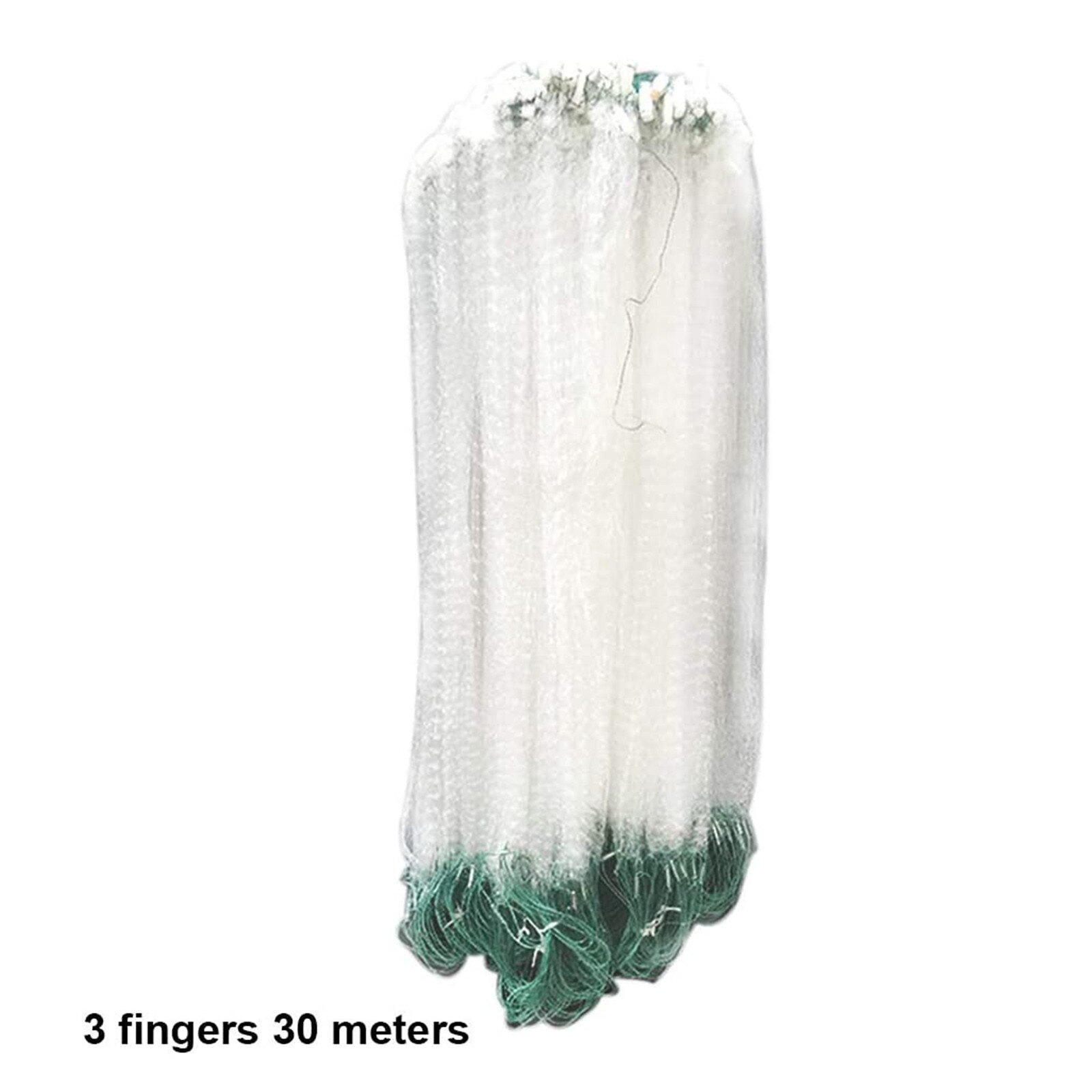 30 x 1.2M Three Layer Mesh Net Trap Fishing Net With Float Trammel Strong Nylon Fishing Gear Network Fishing Tackle Tools White: Yellow