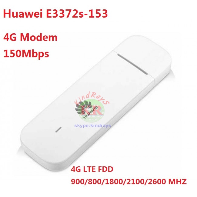 Ulåst  e3372s-153 huawei  e3372 4g lte usb dongle usb stick datakort med sim-kortslot 4g dongle android huawei modem  e3372