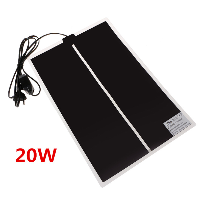 5/7/14/20/28W 220-240V Eu Plug Verstelbare Temperatuur Huisdier Verwarming mat Schildpad Amfibieën Warmer Bed Mat Reptielen Levert C42: 20W