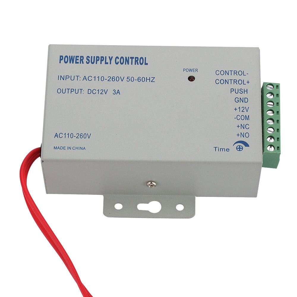 AC 110-240 v IN DC 12 v 3A Voeding Voor Deur Toegangscontrole Wereldwijd Voltage