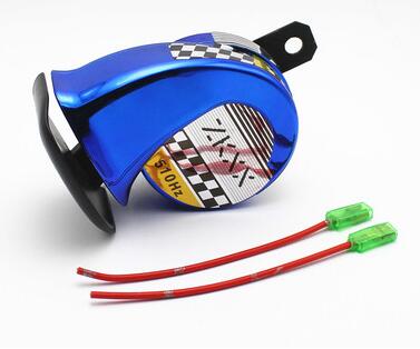 wioślarz elektryczny motocykl montaż rowerowy z częściami robić rowerów Wzmacniacz 12 V ślimak głośnik wysokotonowy kolor róg: Niebieski