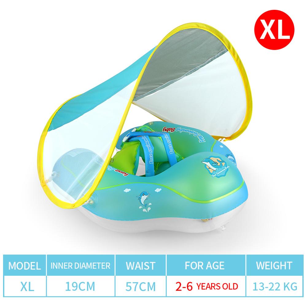 Baby Swimming Ring Float Kids Waist Inflatable Swim Pool Toys Infant Floater Lying Circle Ring Toddler Bathing Accessories: XL