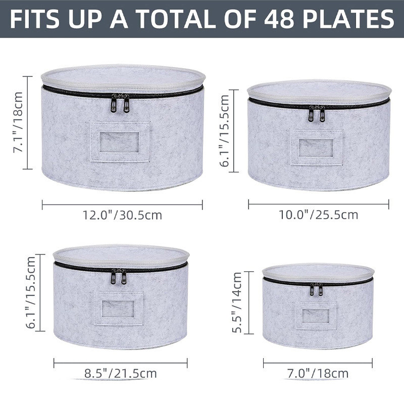 1Pc Vilt Opbergtas Glazen Bekerrek Kookplaat Soep Lepeldoos Afwasstofhouder Reis Keukenaccessoires Plank Organizer