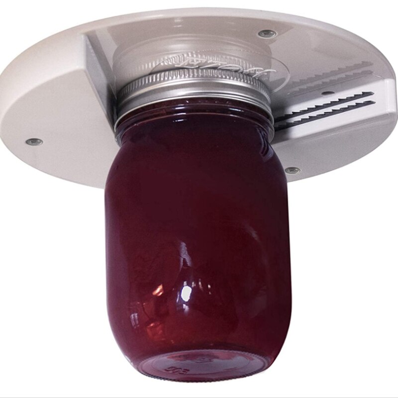 Grip Jar Opener,Off Jar Opener Under Cabinet Jar Lid &amp; Bottle Opener Multi Function Jar Opener, Suitable for Any Size