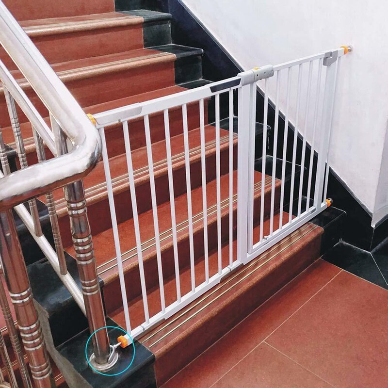 Steel Core Y Shaped Screw Bolt Nut Staircase Fence Fix Pets Baby Safety Sturdy Gate Bar Install Household Secure Accessory Solid