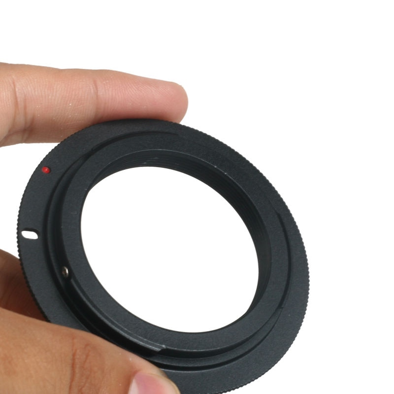 Lente de tornillo M42 de aluminio para Canon M42 para EOS EF anillo adaptador de montura Rebel para canon XSi T1i T2i 1D 550D 500D 60D 50D 7D 1000D