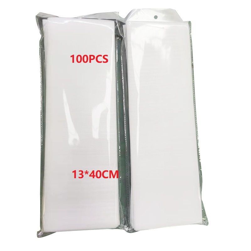 100PCS Reusable Foam Hair Wraps Hair Dye Paper, Hair Coloring Highlighting Strips For Salon Barber Hair Stylists: Default Title