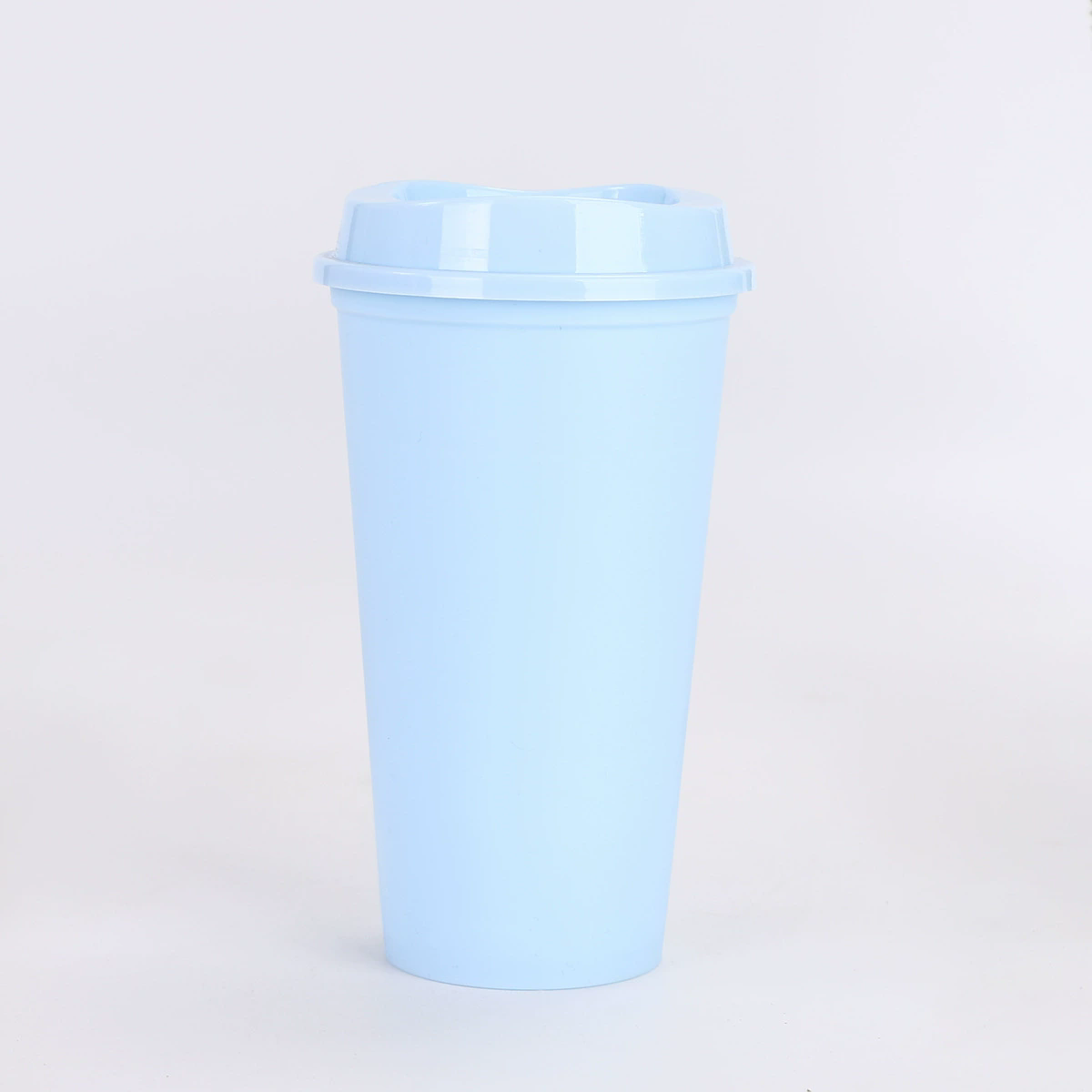 BPA free reusable 480ml 16oz plastic coffee cup travel coffee mug cup drink cup to go: VIOLET/紫罗兰