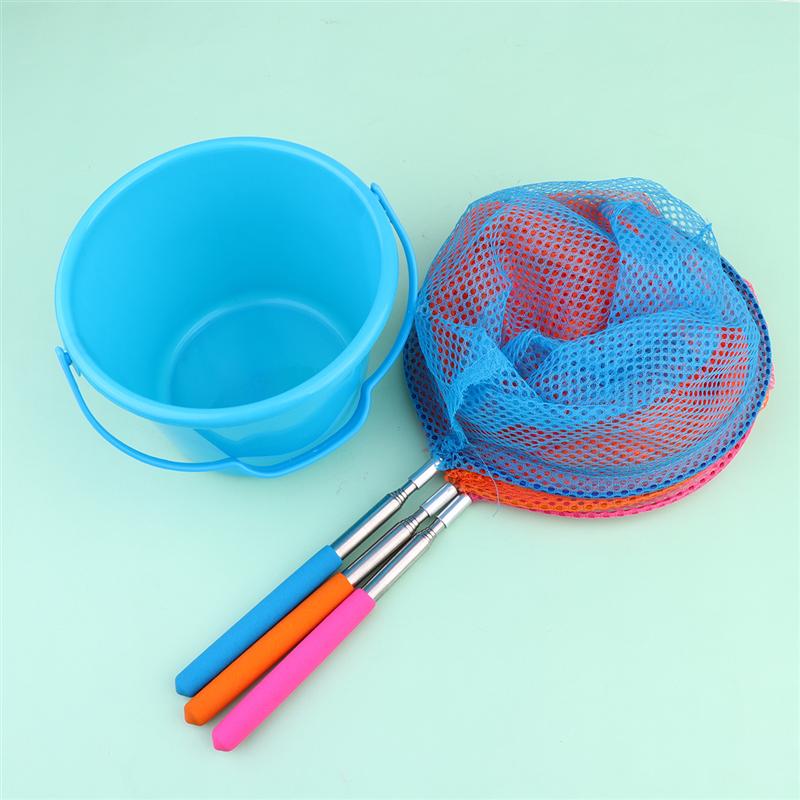 4 Pcs Colored Telescopic Nets Fishing Nets Insect Catching Nets For Kids Playing Catching Insects Bugs