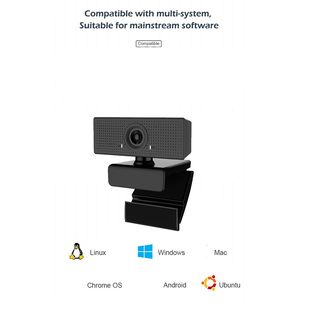 WebCam For Video Call Full HD 1080P Web Cam Desktop PC Video Calling Webcam Camera with Microphone Mic For Conference Work