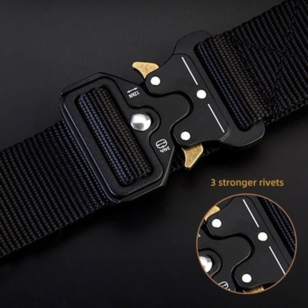 125x 3,8 cm Multi-funktion Armee Grün Gürtel Nylon Schnell trocknend draussen-Männer Sport Schnalle Straße Stil cool für Männer