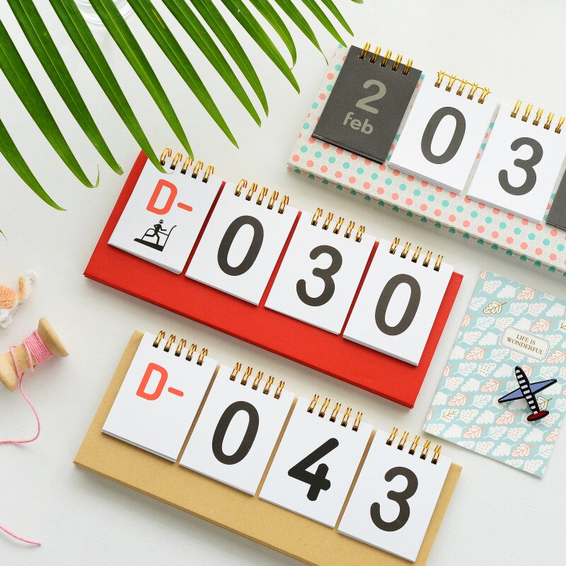 365 D DAY CALENDAR Table Calendar Anniversary Planner Study Counter Wedding