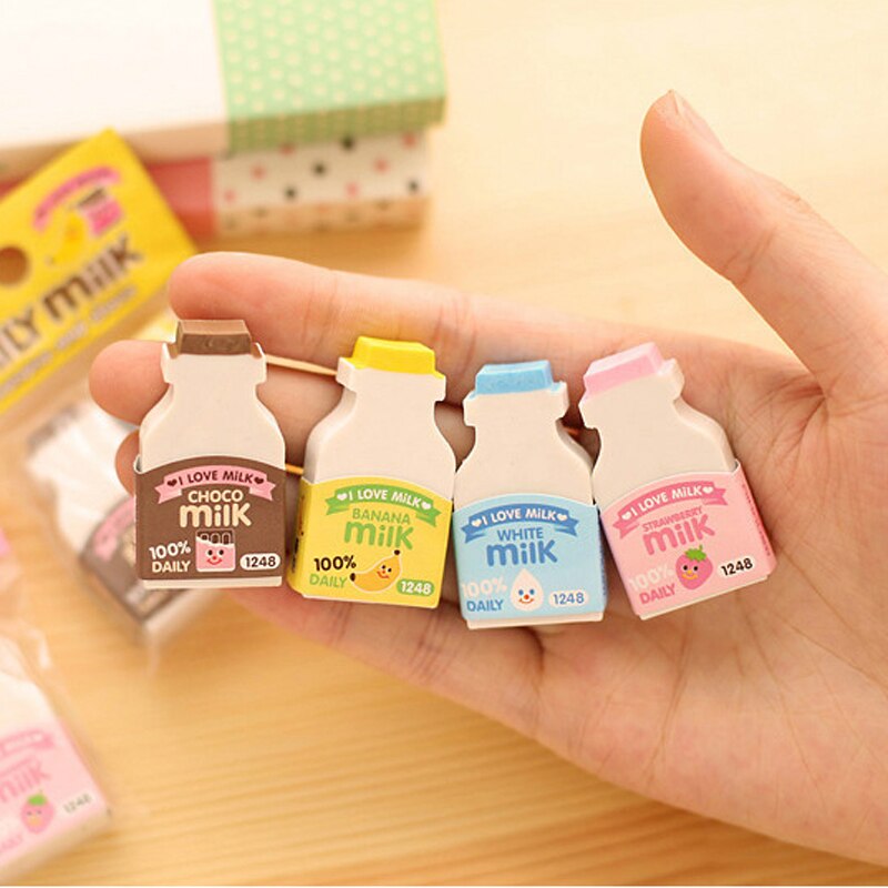 Mini gomme à gomme fruits pièces/ensemble Kawaii, papeterie créative, papeterie scolaire, pour enfants