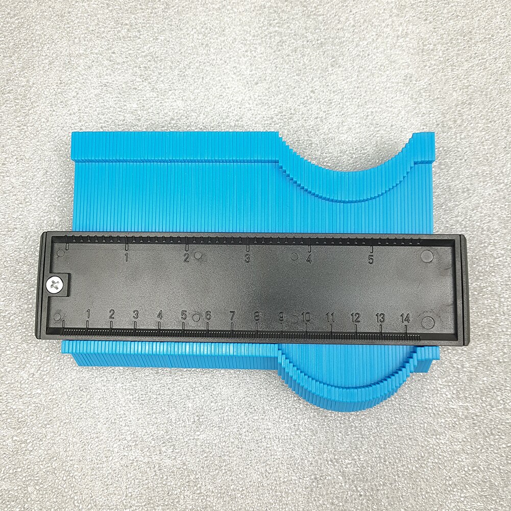 Plastic Contour Gauge Template Tiling Skirting Laminate Profile Woodwork Ruler Measurement Height Limit Gauge Tools