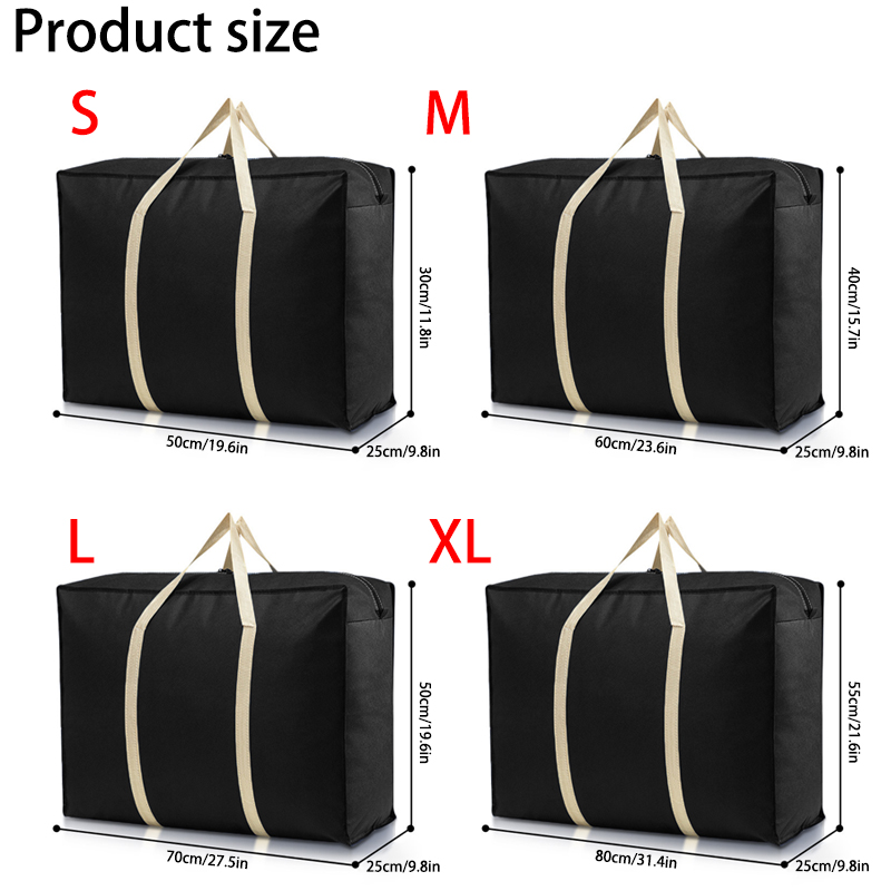 ExtraLarge Waterproof Moving Luggage Bag Clothing Storage Bag Foldable high-capacity Space Saving Moving Bag Luggage travel bag