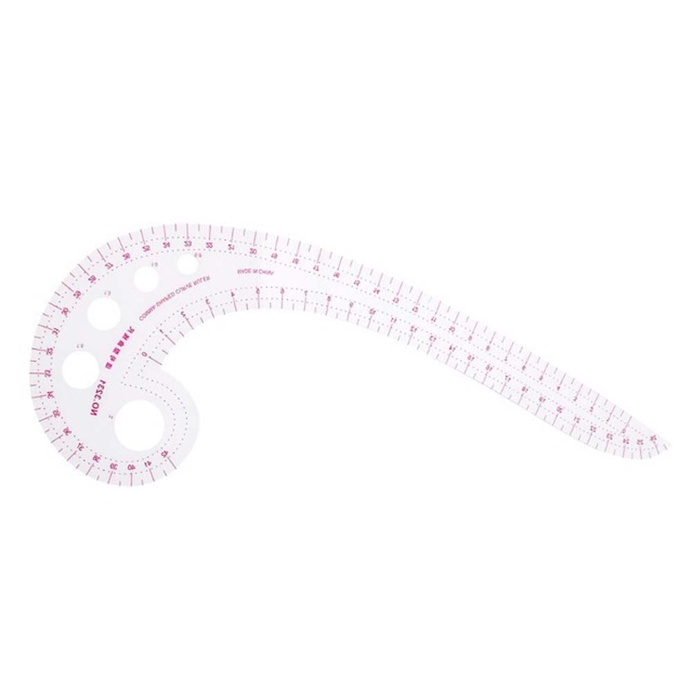 Transparent Comma Shaped Designers Curve Ruler for Dressmaking Tailor Support Tools Easy Sewing Pattern Ruler Clothing Cutting