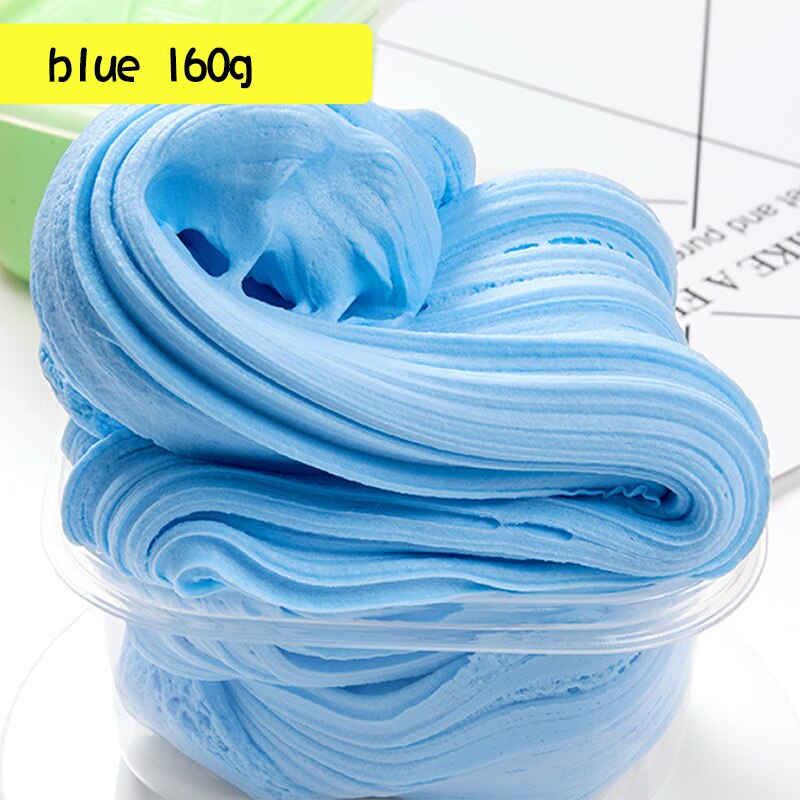 160g Fluffy Foam Slime Clay Ball Supplies DIY Light Soft Cotton Charms Slime fluffy Cloud Craft Antistress slime fl Kids Toys: Sky Blue