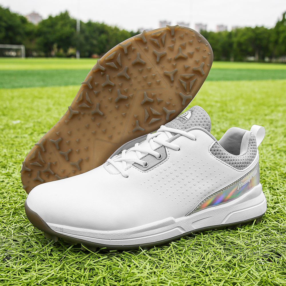 Wasserdichte Golfschuhe für Herren, ohne Spikes, Golf-Sneaker, Wanderschuhe, leichte Wanderschuhe: Blau / '47