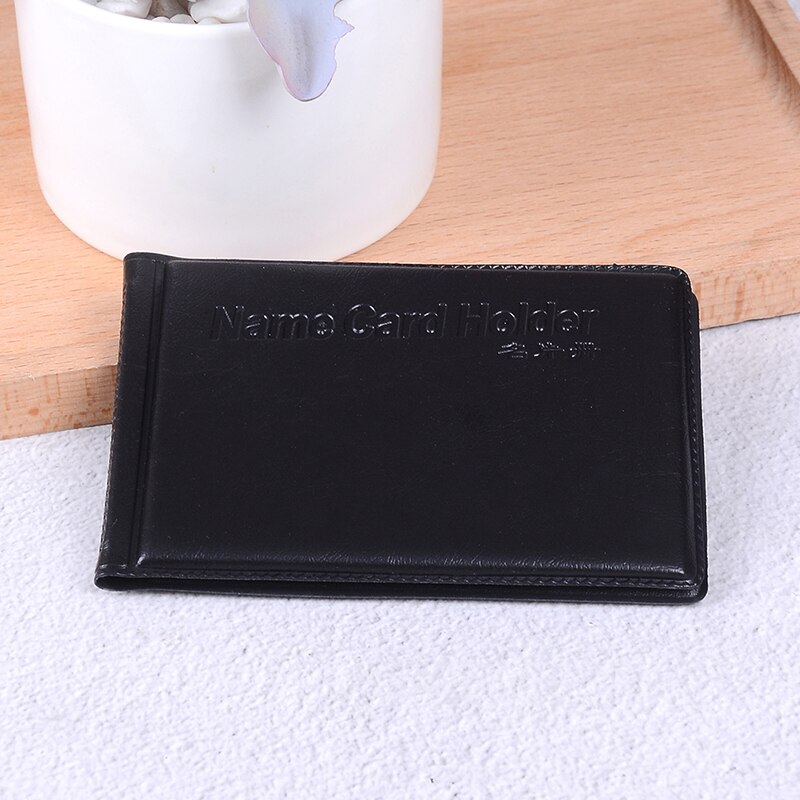 1PC PU Leather 40 Cards ID Credit Card Holder Book Case Keeper Organizer Business Vintage Bag Passport Credit Card Case