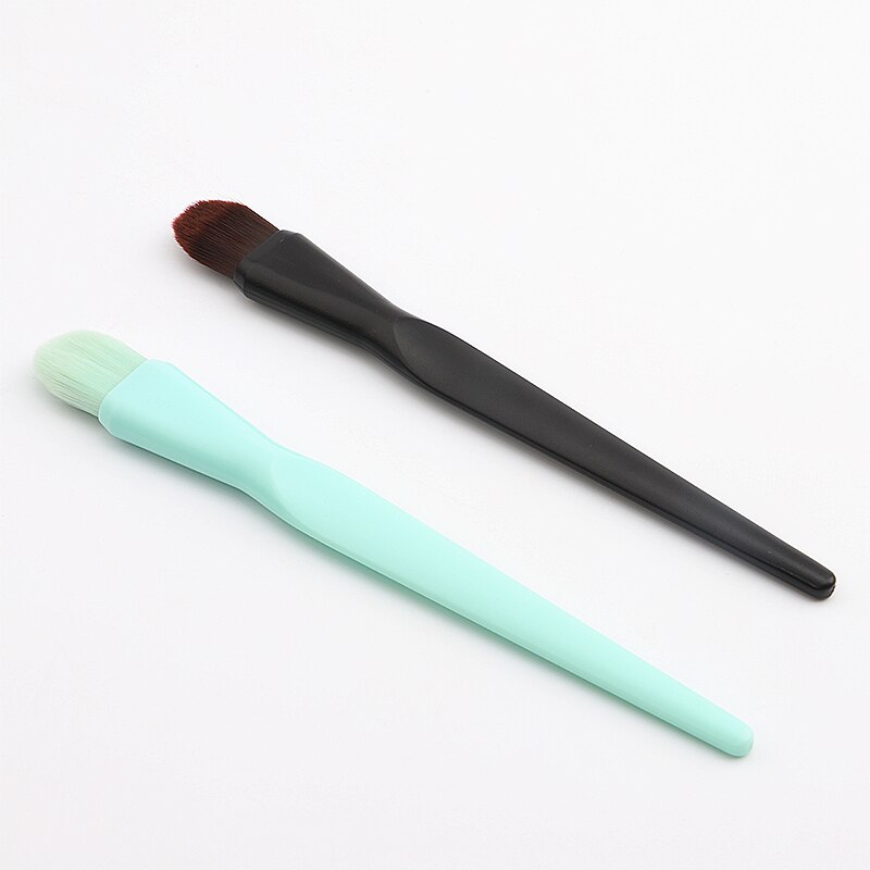 2 Color Cosmetic Brush Mask Brush Foundation Brush Fiber Hair Cosmetics Tool