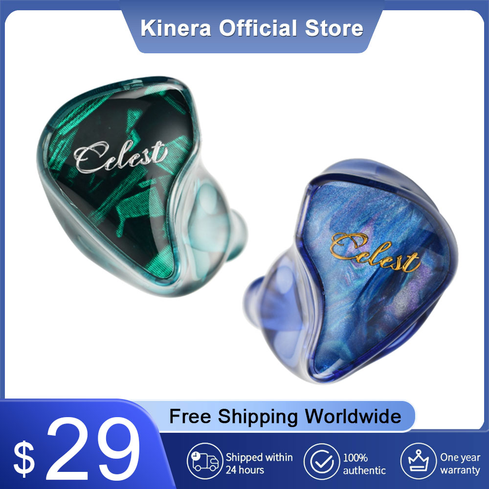 Auriculares intrauditivos Kinera Celest Wyvern Qing con micrófono de pluma desmontable, auriculares con Cable IEM para música Hifi,