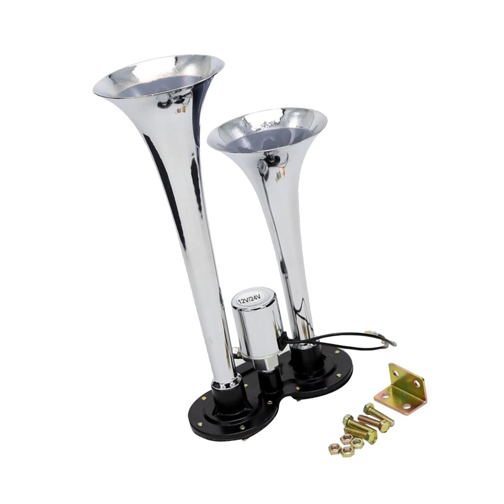 Double klaxon à Air 150DB, trompette, camion, 12/24V, Kit de compresseur pour voiture et Train