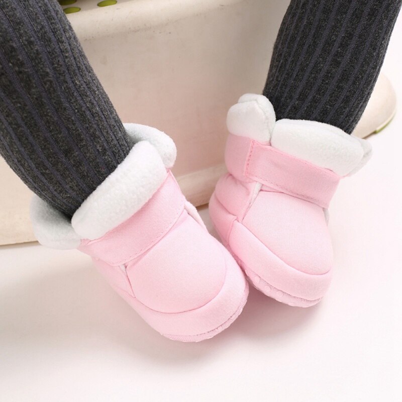Baby Girls Boys Shoes of Winter Thicken Cotton Soft Sole Bootie Shoes Winter Boot Shoes Frist Walking Shoe