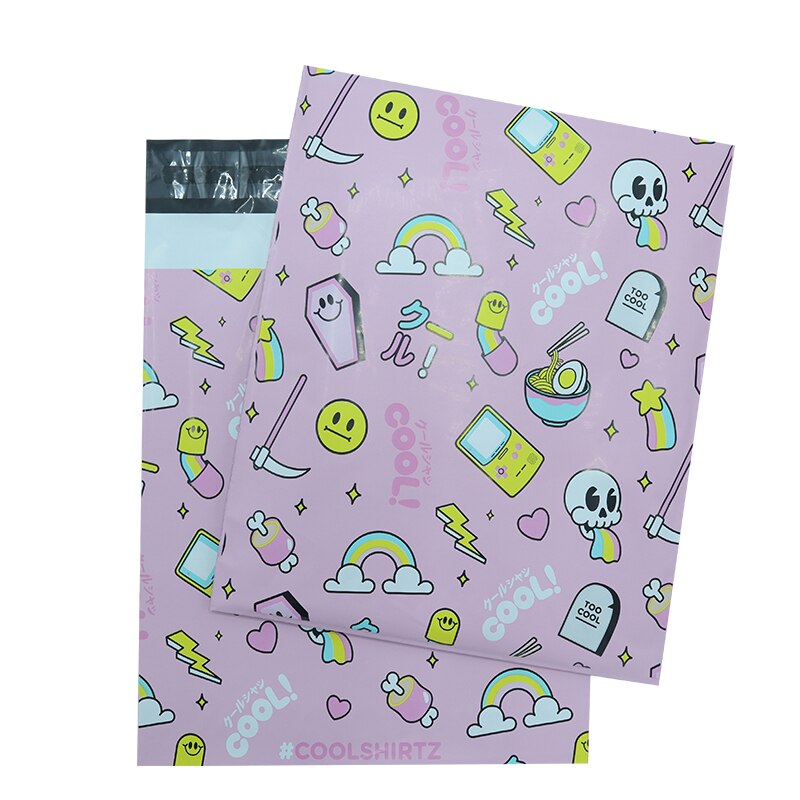 100PCS Poly Mailer 9.8x11.6inch/25x29.5cm china Bags Bags Self Sealing Mailing Envelope Storage Bag: Halloween