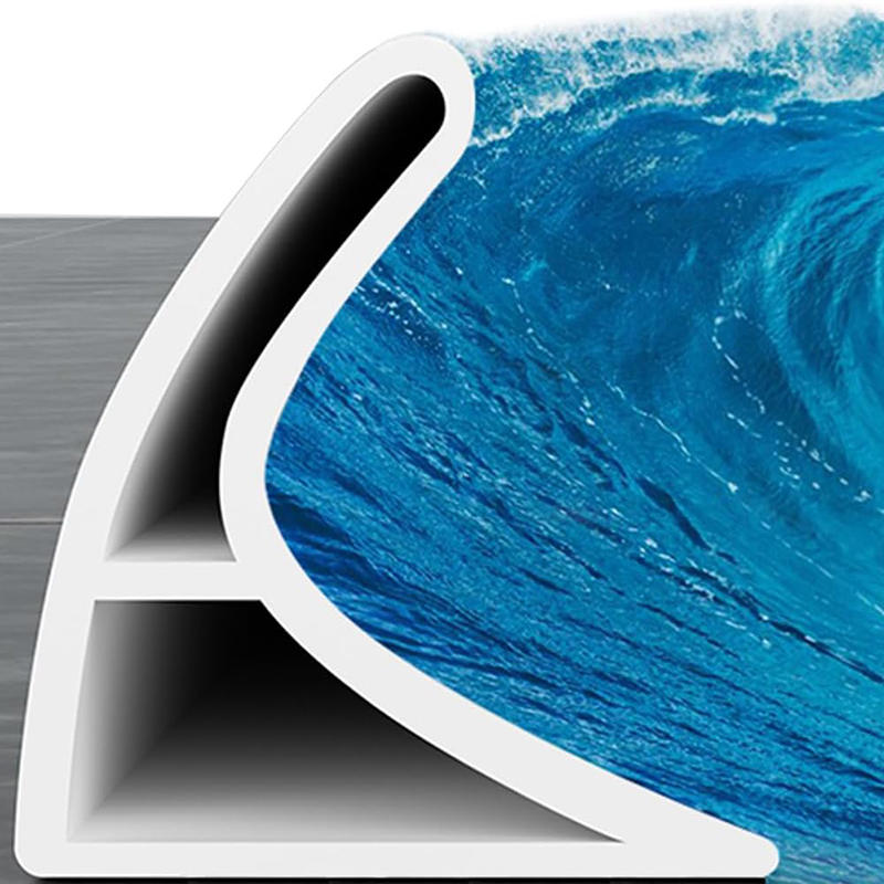 Listwa uszczelniająca strąk drzwi prysznicowe, wodoodporna, elastyczna, zatrzymująca wodę.