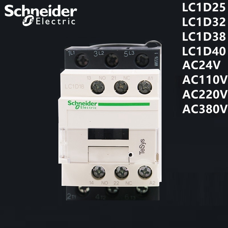 Schneider AC schakelaar LC1D38 LC1D40 BC7 F7C M7C Q7C 24 V 110 V 220 V 380 V