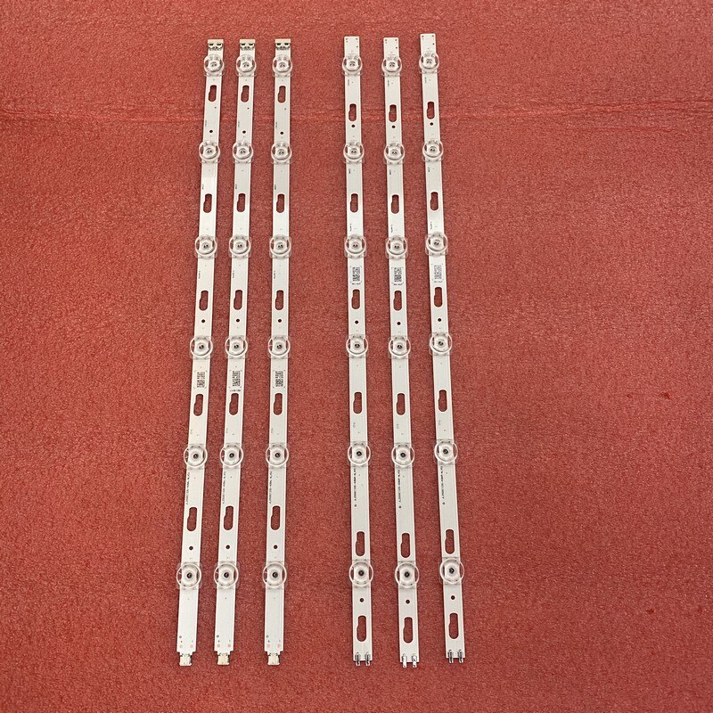 Kit 6Pcs Led Bar Voor Samsung UN50TU8000 UN50TU8200 UN50TU7000 UE50TU8000 UE50TU7000 BN96-50317A 50318A V0T7-500SMA-R0 500SMB-R1