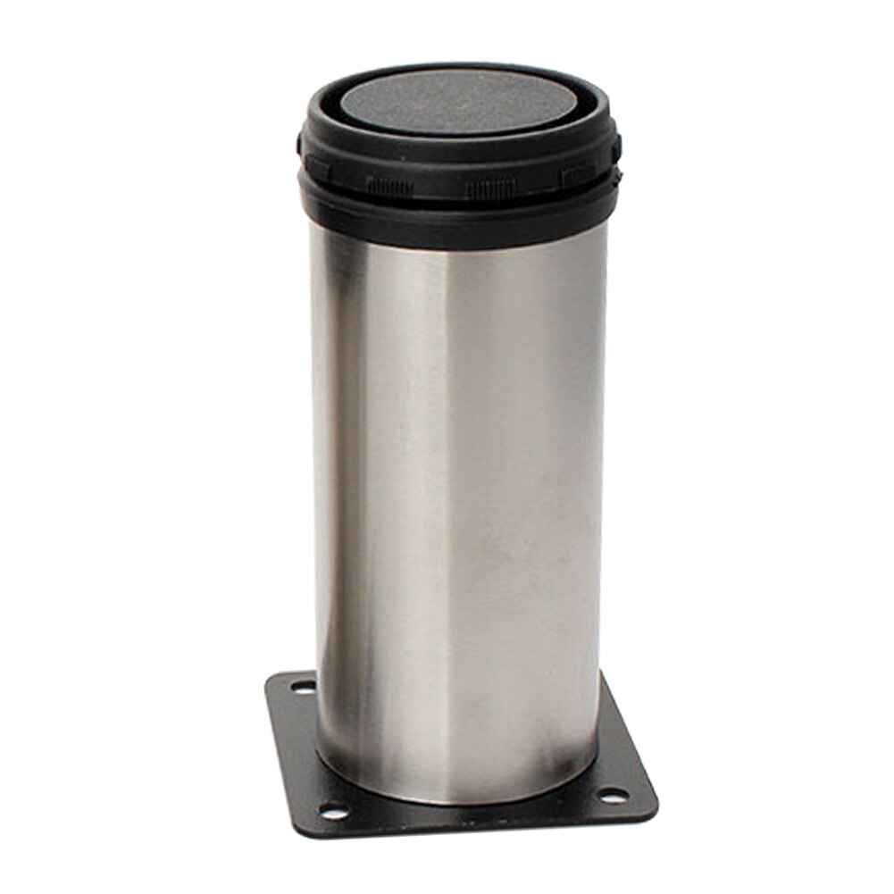 Home With Screws Water Resistant Stainless Steel Furniture Table Sofa Bed Moisture Proof Brushed Adjustable Height Cabinet Leg