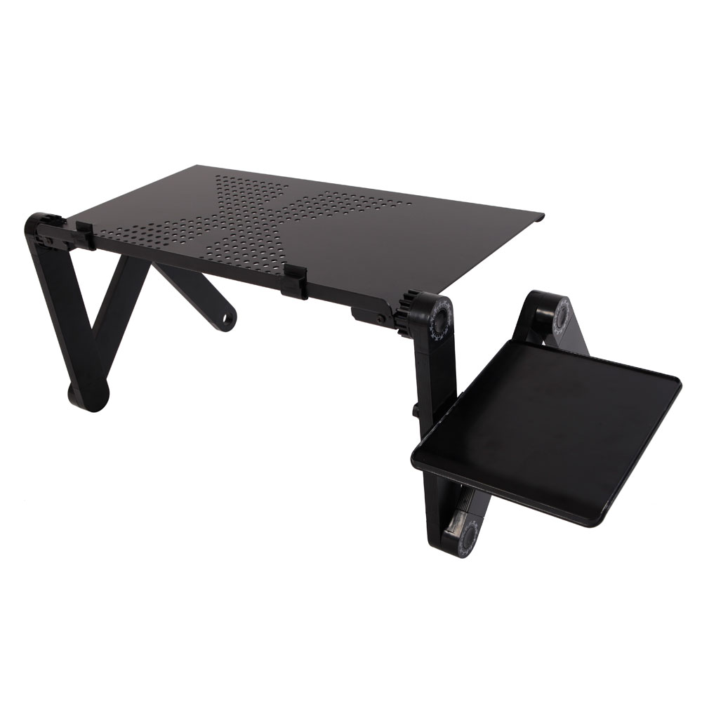 Laptop Table Stand With Adjustable Folding Holder Stand Notebook Desk bed For Netbook Or Tablet With Mouse Pad Computer Desks