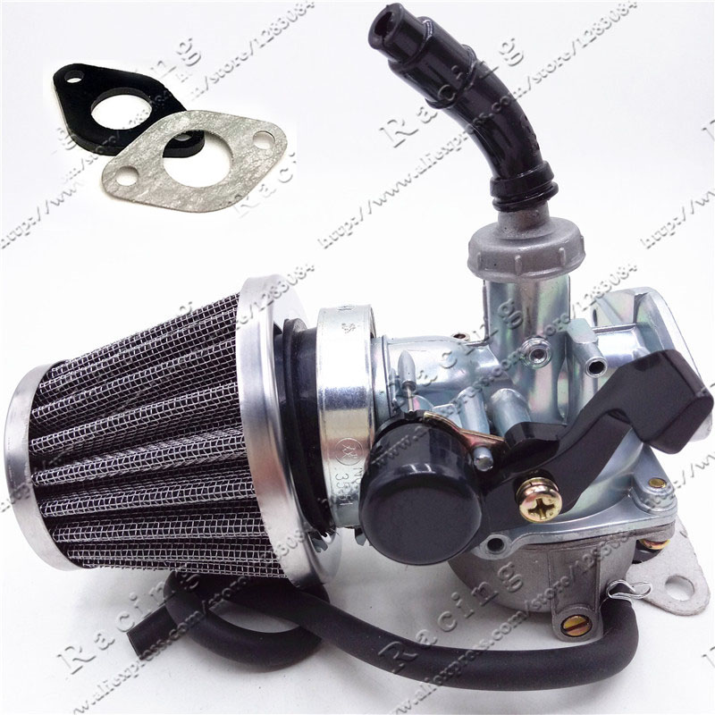 PZ22 22mm Motorrad Vergaser Hand Kabel choke mit 35mm luftfilter 50cc 70cc 90cc 110cc 125cc ATV Dirt Bike Go Kart Carb: Armee Grün