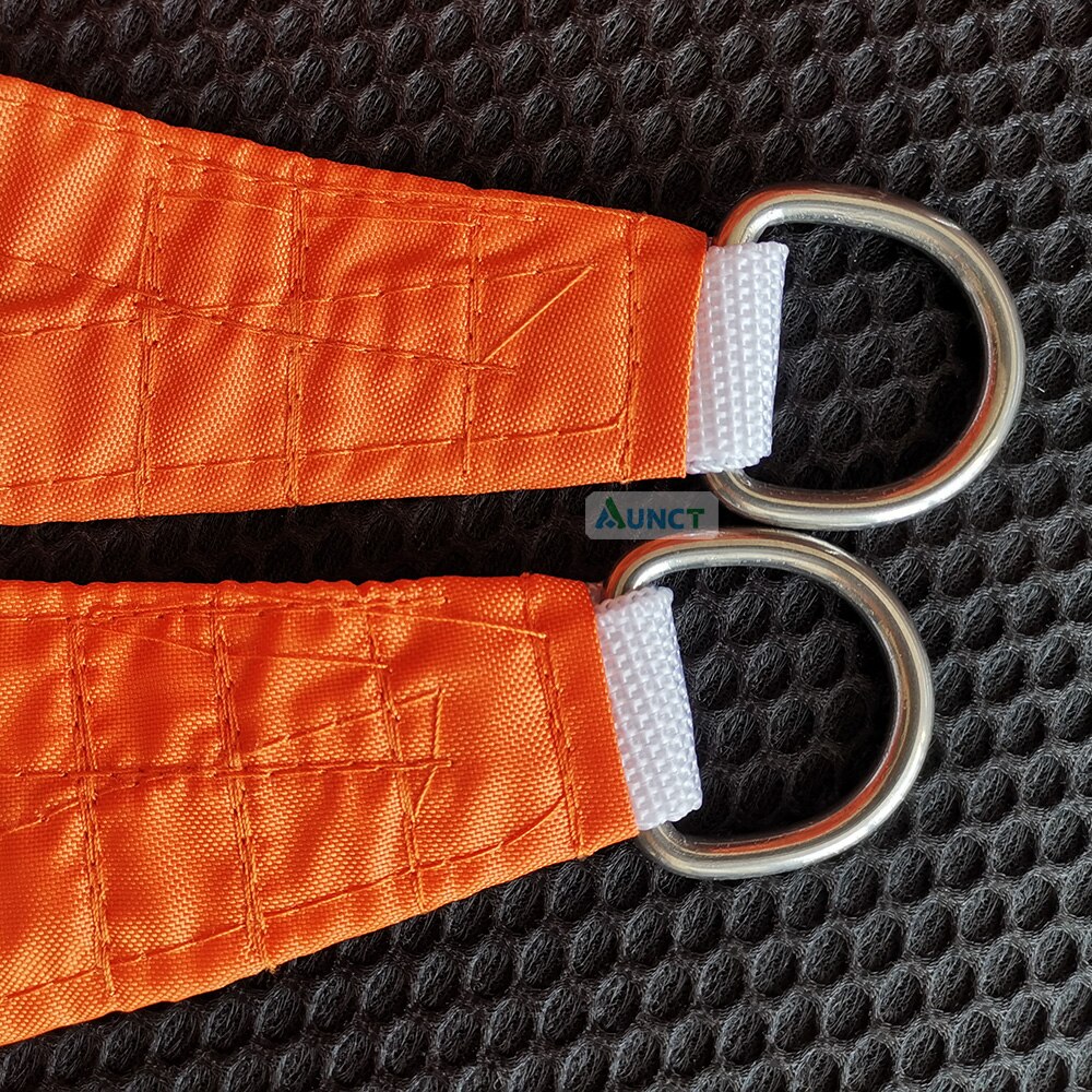 Waterproof Orange Square Rectangle All Size Shade Sail 300D UV Blocked Garden Terrace Canopy Swimming Sun Shade Camping Hiking