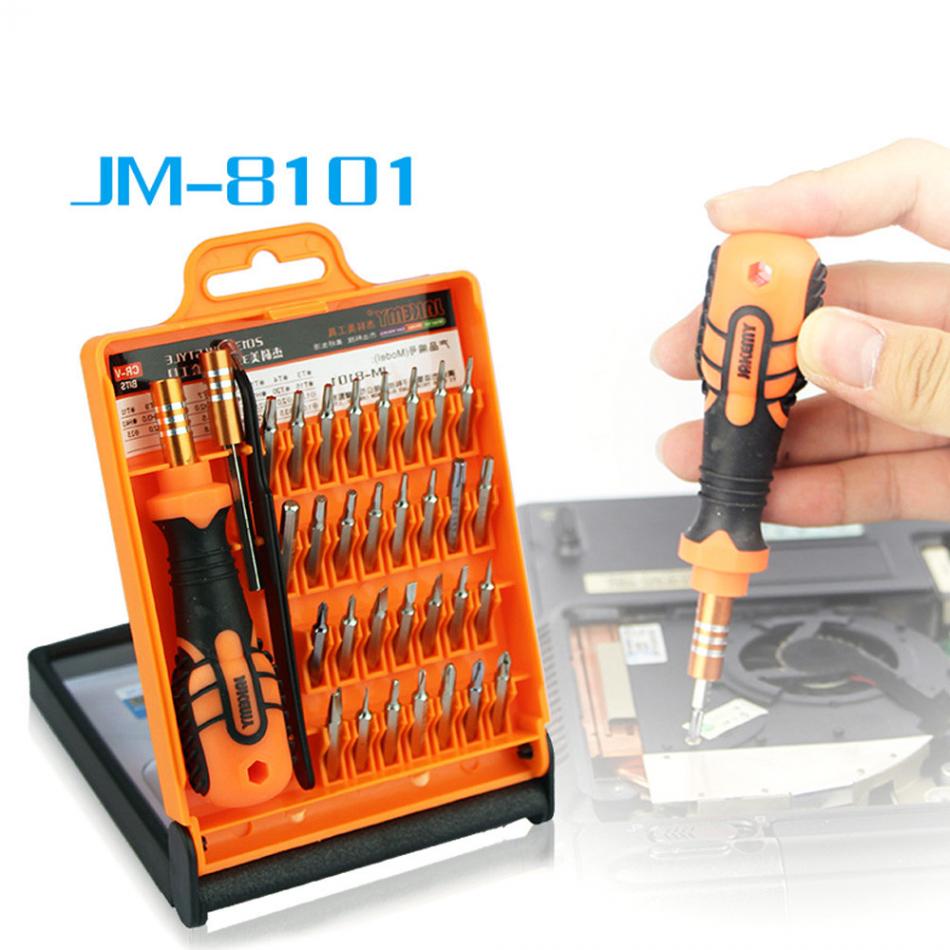 Jakemy JM-8101 33 In 1 Multifunctionele Precisie Schroevendraaier Set Voor Laptop Mini Elektronische Bits Reparatie Gereedschap Kit Set