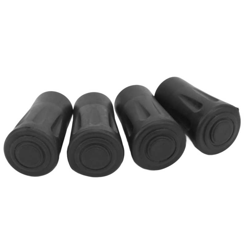 4Pcs Trekking Pole Tips Rubber Vervanging Tip Protectors Voor Wandelstokken Met 12Mm Gat Diameter Wandelen Accessoires